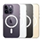 قاب شیشه ای شفاف iPhone 14 Pro Max قابلیت شارژ با مگ سیف Clear Case with MagSafe